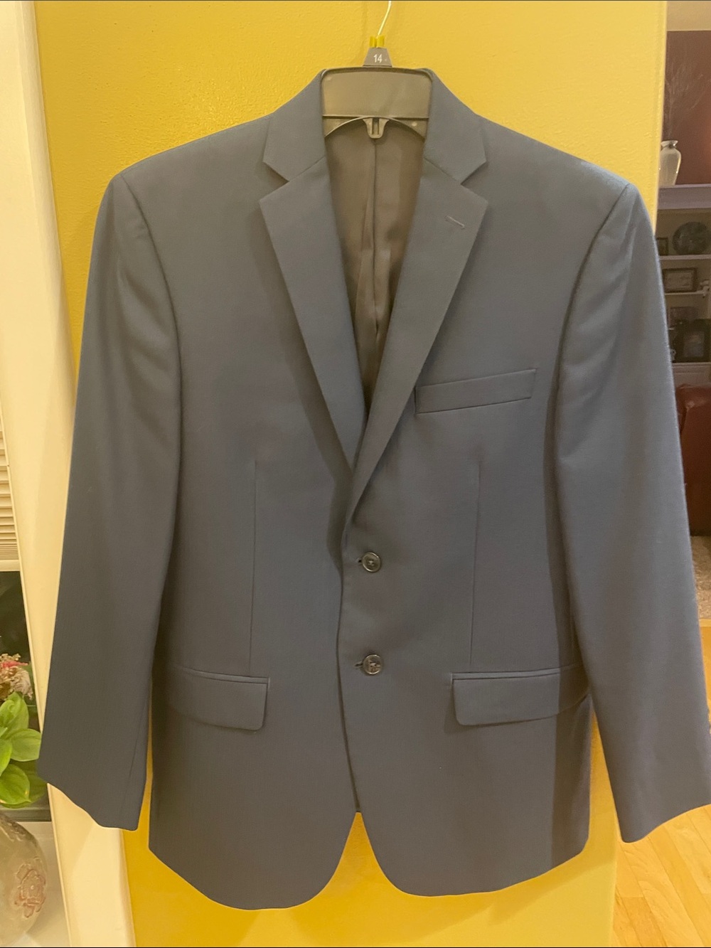 EUC Calvin Klein Navy Two-Button Jacket